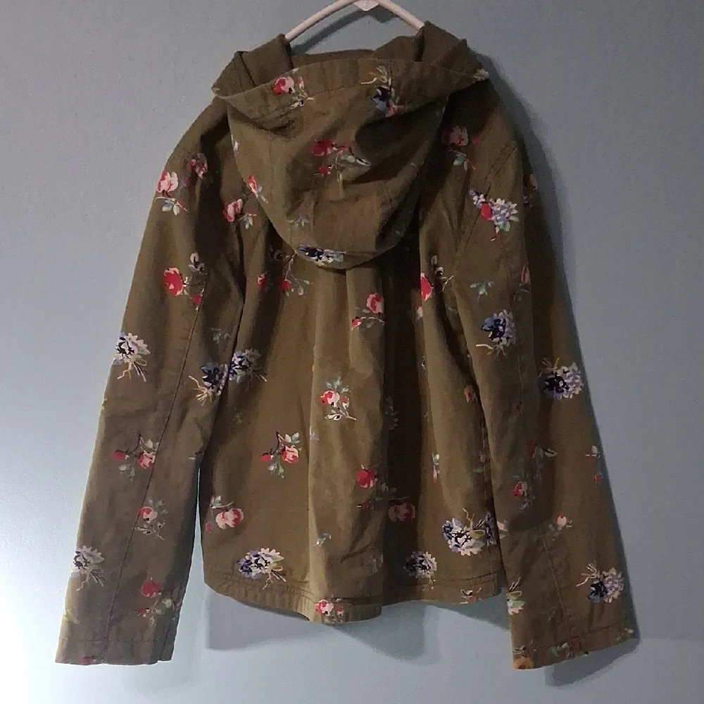 GAP Kids Floral Medium-weight- Olive Green XL